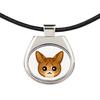 Savannah - pendant necklace with graphic on a chain strap by Art-Dog brand