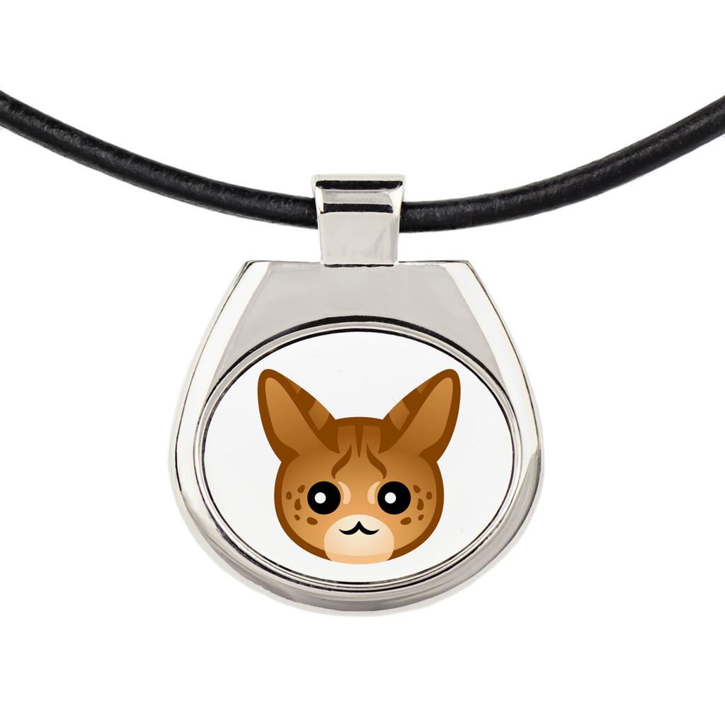 Savannah - pendant necklace with graphic on a chain strap by Art-Dog brand