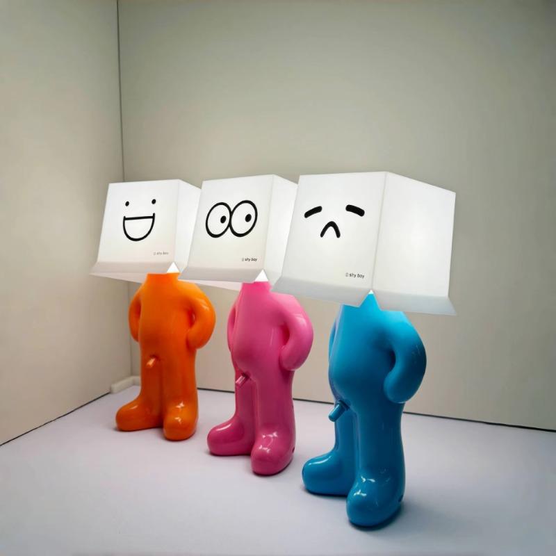 Креативный светодиодный ночник Claeted Naughty Boy USB Plug Unique Pleats Reading Lighting Спальня Прикроватная тумбочка Светильник Детский подарок