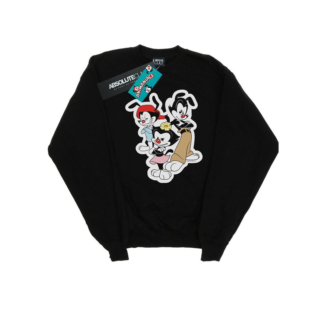 Animaniacs Mens Dot Wakko And Yakko Sweatshirt