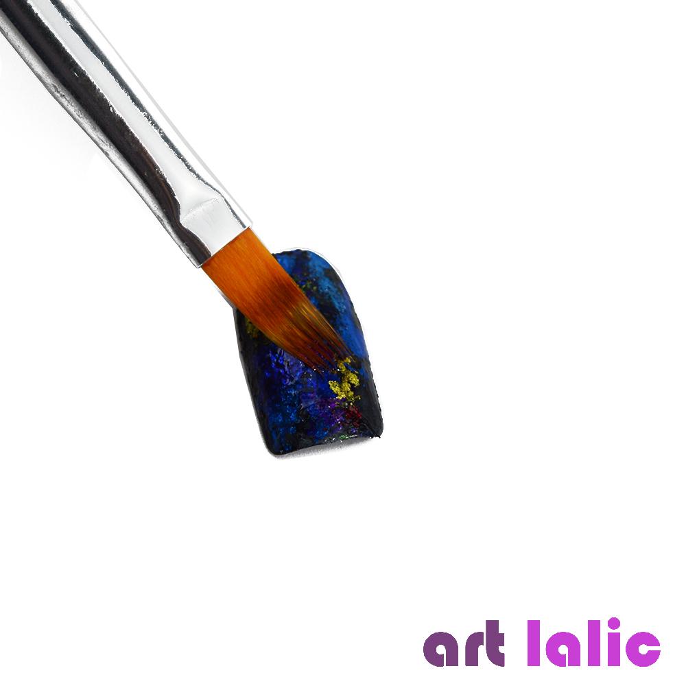 1 шт. ручка для рисования градиентом, кисточка для ногтей, черная деревянная ручка, маникюр с эффектом неба