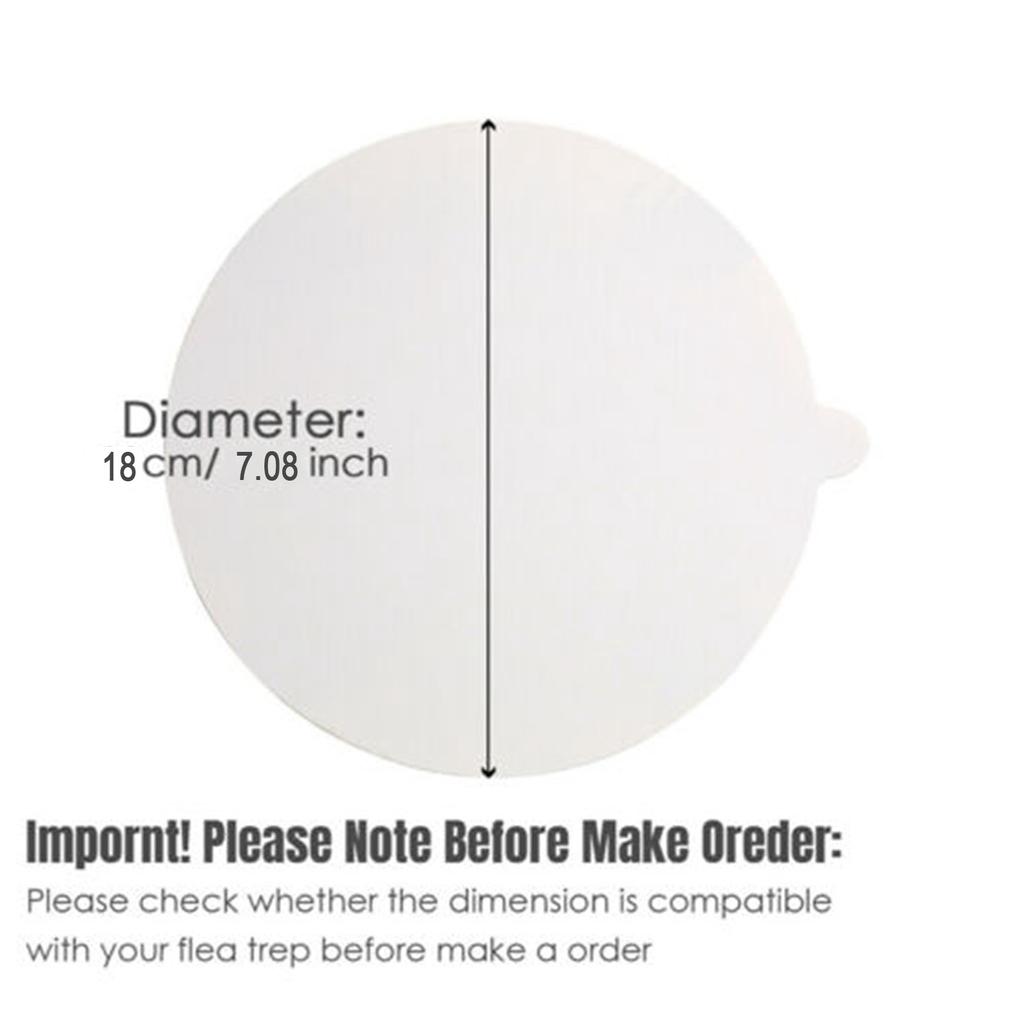 5 шт. одноразовые наклейки-трапесты, липкие купольные ловушки для блох, запасные части, подходят для ловушек, ловушек для блох