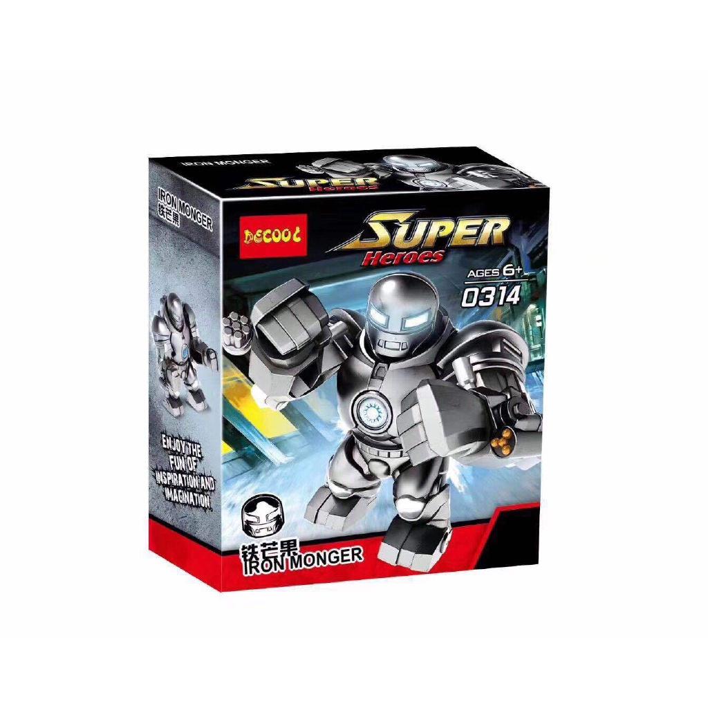 Минифигурки Бэтмен Истребитель Мстители Красавчик Строительный блок Игрушечная фигурка