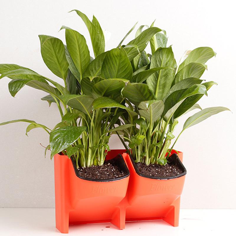 Durable Flower Pot Stackable Vertical Planter Wall Hanging Flowerpot For Garden Balcony Plant Home Decor Succulents Bonsai Pot