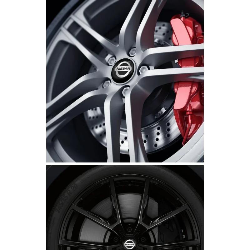 4pcs 56mm Car Wheel Center Decal Hub Sticker For Nissan X-trail Qashqai Note Juke Leaf Sentra Patrol Car Styling