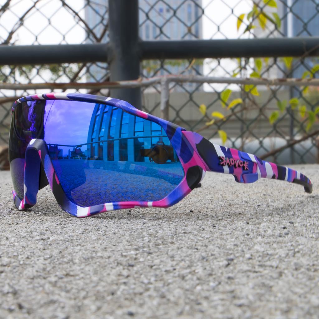 Polarized Sport 5 Lens Cycling Glasses Bike Mtb Sunglasses Men Women Fishing Running Goggles Fashion Safety Bicycle Eyewear