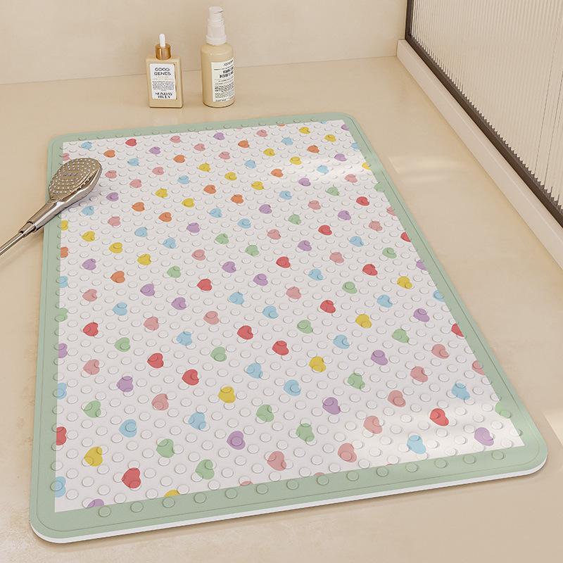 Bathroom Floor Mat Anti-slip Anti-fall Floor Mat for Household Bathroom Children's Shower Special Suction Cup Floor Mat for Bathing Can Be Waterproof