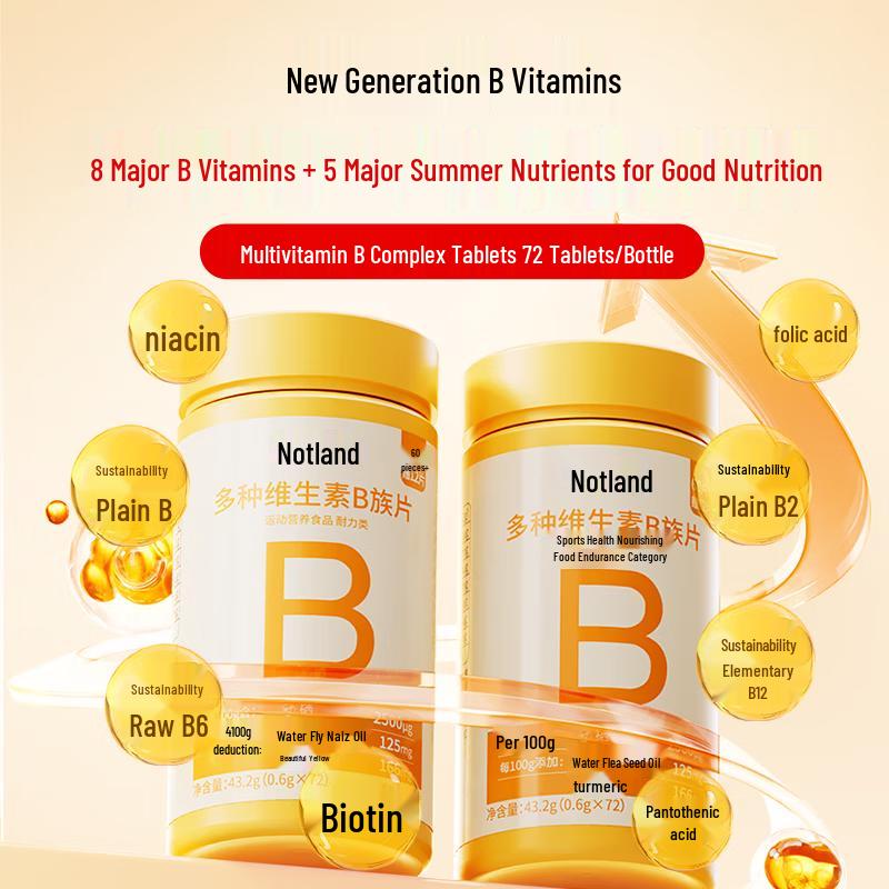 Таблетки с комплексом витаминов группы B от Nutrland