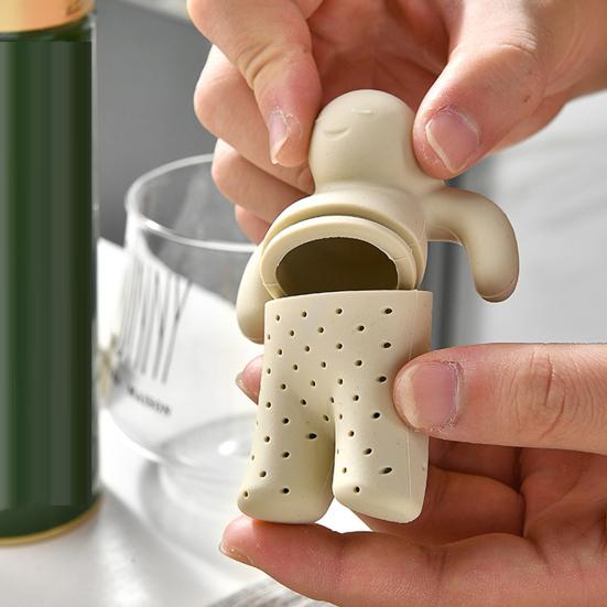 Силиконовый чайный фильтр Подвесной чайный заварник Многоразовый чайный инфузор Уникальный инструмент для заваривания чая для дома, ресторана, улицы, путешествий