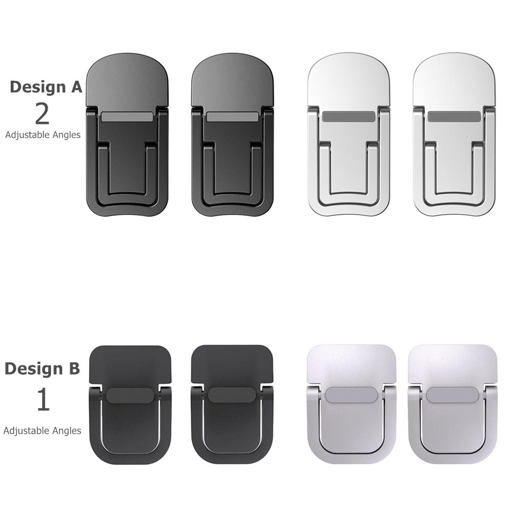 Регулируемая складная подставка для ноутбука, 2 шт., мини-ножки, ультратонкая портативная подставка для охлаждающего держателя для ноутбука Macbook, невидимый кронштейн