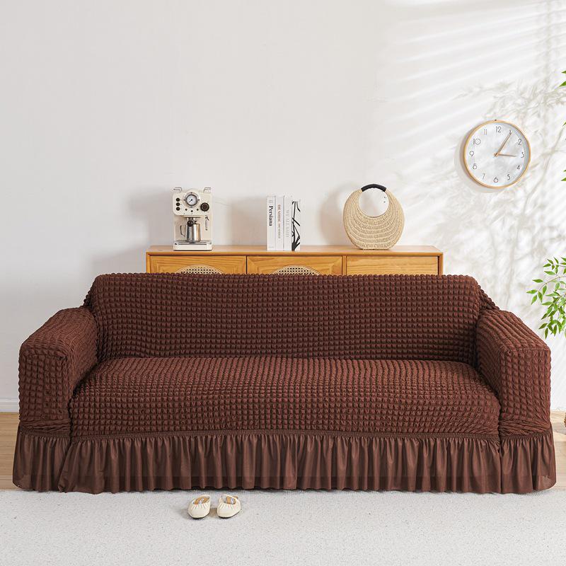 Чехол-юбка для дивана из муслина "Четыре сезона", плотный и полностью облегающий, высококачественный эластичный чехол для ленивых