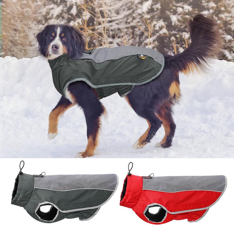 Новая осенне-зимняя теплая одежда для собак, уличное пальто, непромокаемый плащ для собак, одежда для домашних животных