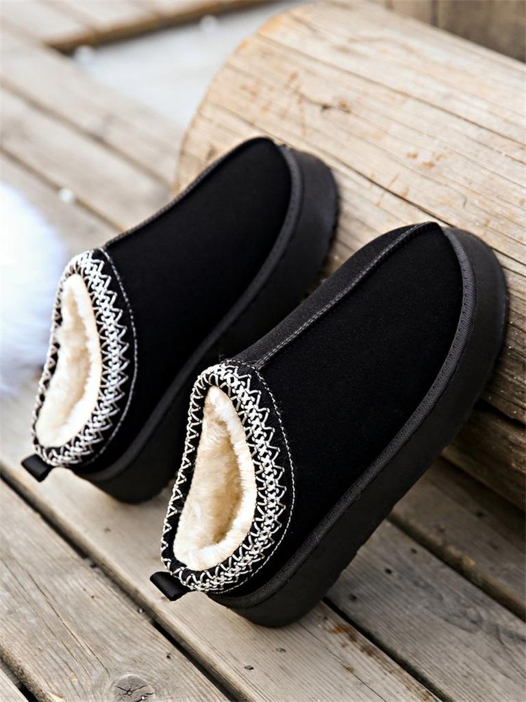 2024 Новые женские шерстяные тапочки Теплые шерстяные тапочки на платформе Женские тапочки Женские тапочки из овчины Женские полутапочки Обувь