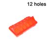 1Pc Double Row 12/18 Holes Poultry Ground Feeder Plastic Clamshell Feeding Chicken Groove Farm Breeding Supplies