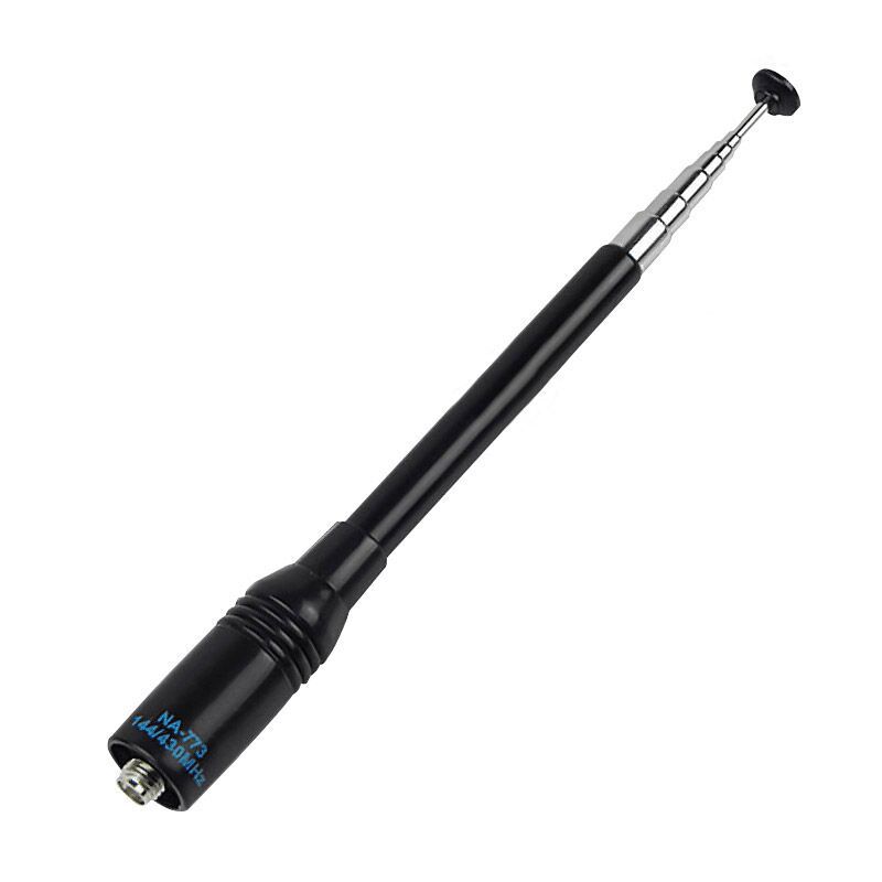 Handheld Walkie-talkie NA-773 Telescopic Rod Gain Antenna UV Dual-segment Seedling Enhancement signal NA773 Antenna