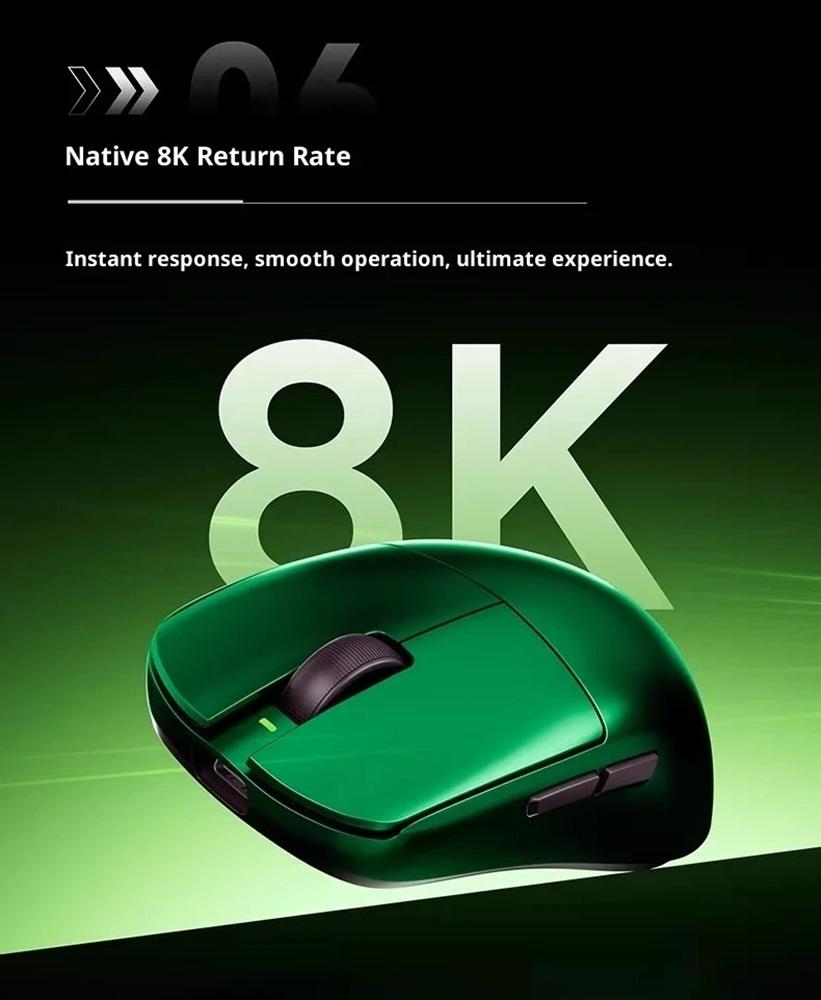 Aula X9 Max Ultra Игровая мышь Беспроводная Трехрежимная Двойная 8 кГц 500 мАч PAW3950 Легкая Эргономичная Киберспортивная мышь Игровые аксессуары