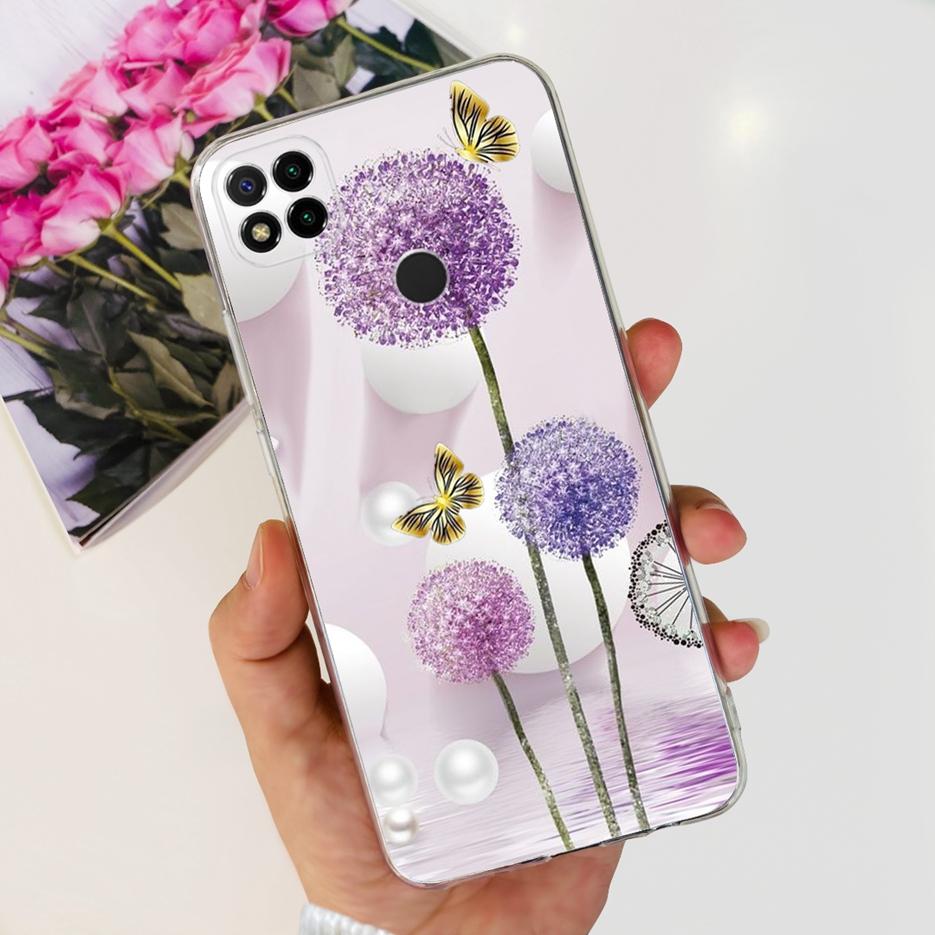 Чехол для Xiaomi Redmi 9C Милый Космонавт Мягкий Силиконовый Чехол для Телефона Для Xiaomi Redmi 9C NFC 9 C Redmi9C Задняя Крышка 6.53'' Funda Capa