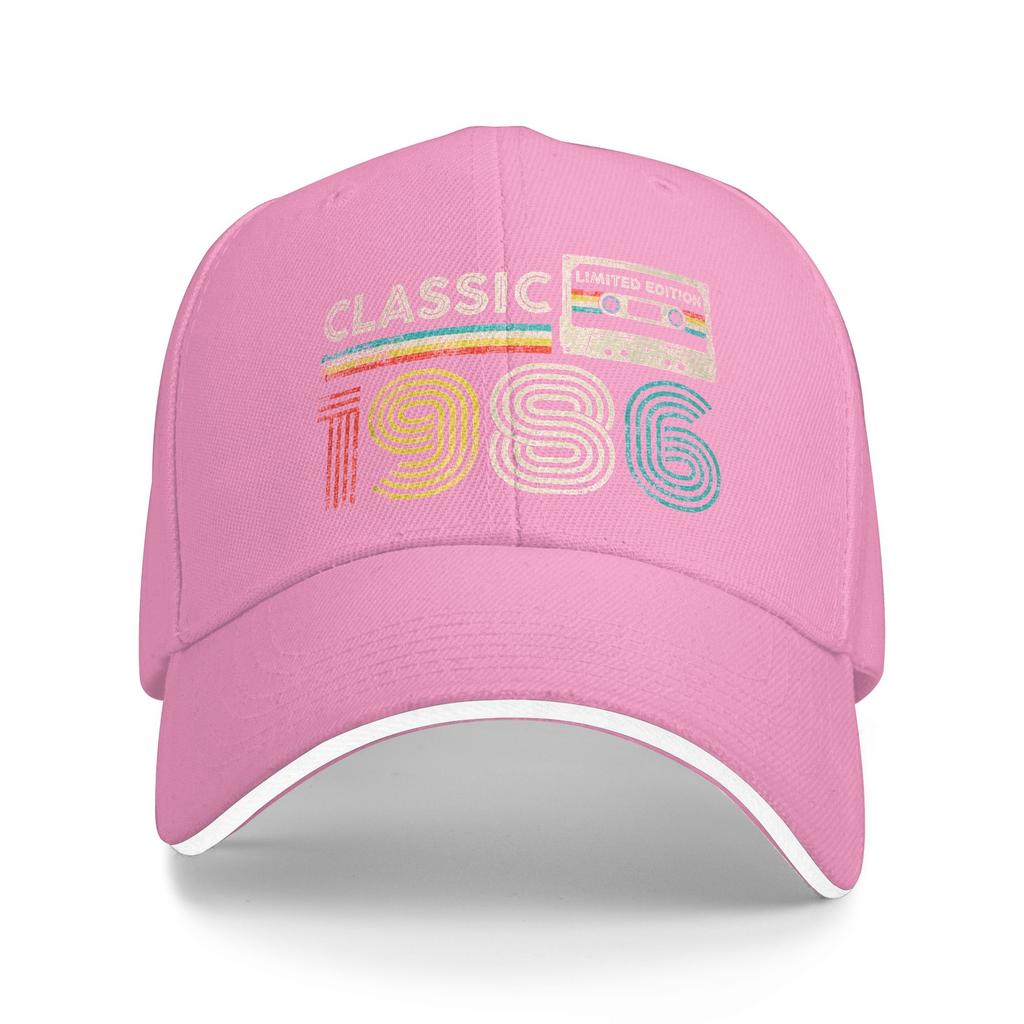 Gorra De Béisbol Clásica Vintage De 1986 Con Diseño De Casete Gorra Trucker Con Estampado Para Hombre Gorra De Moda De Calidad