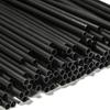 500 Pieces Disposable Cocktail Straws 21/13cm Black Long Short Flexible Wedding Party Supplies Brand New And High Quality