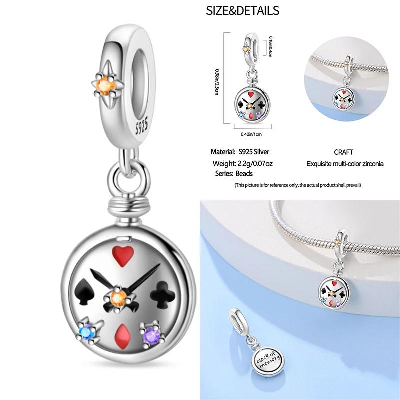 100% Медь Изысканные Карты Таро Браслет Подвески Кроваво-Красный Огненный Змей Роза Шармы Бусины Сделай Сам Украшения Для Женщин