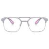 Poshh Eyewear Унисекс Шестиугольная Рамка для Очков/Солнцезащитные Очки с Защитой от УФ-лучей, Нулевые Линзы, Блокирующие Синий Свет | Антиблик | Блокировка Синего Света | УФ-защита