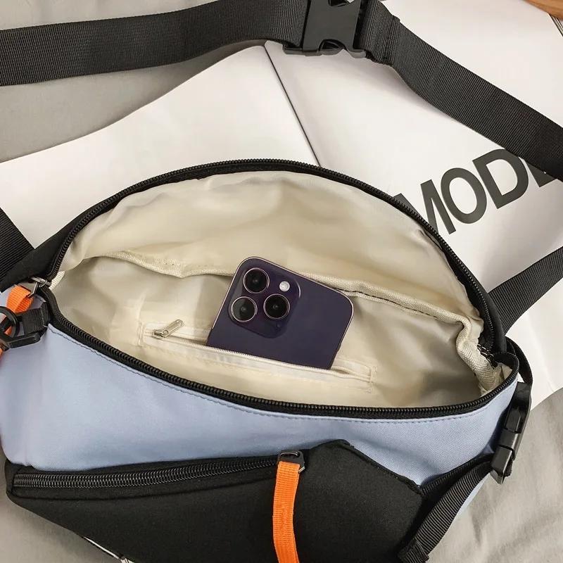 Man Chest Rig Bag Women Fanny Pack Streetwear Chest Bags Multi-function Unisex Nylon Hip Hop Waist Bag