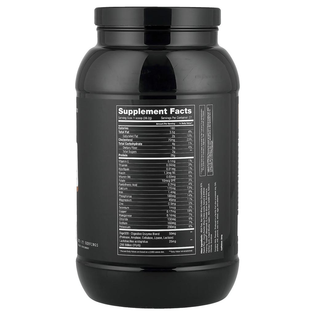 Project 1 Nutrition, Whey Protein, High-Quality Protein Complex, Chocolate Peanut Butter, 1,058.4g (2.3lb)