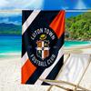 Town Football Club Printed Beach Towel, Super Soft Microfiber, Perfect Gift Birthday, for Pool, Beach, Travel, for family and friends