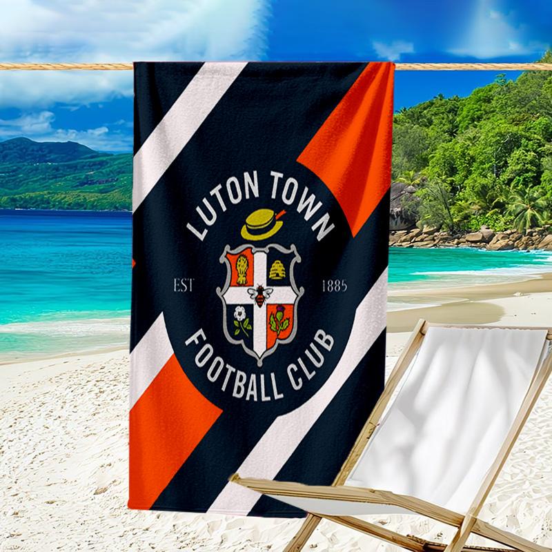 Town Football Club Printed Beach Towel, Super Soft Microfiber, Perfect Gift Birthday, for Pool, Beach, Travel, for family and friends