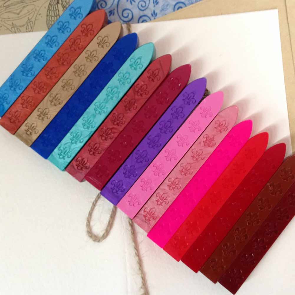 Portable Sealing Seal Wax Sticks for Invitations Letter Random Color