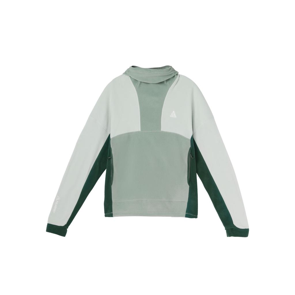 Nike Худи с длинным рукавом ACG Wolf Tree Пэчворк Логотип Мужская Толстовка Цвет: Зеленый Мика DQ5780-330