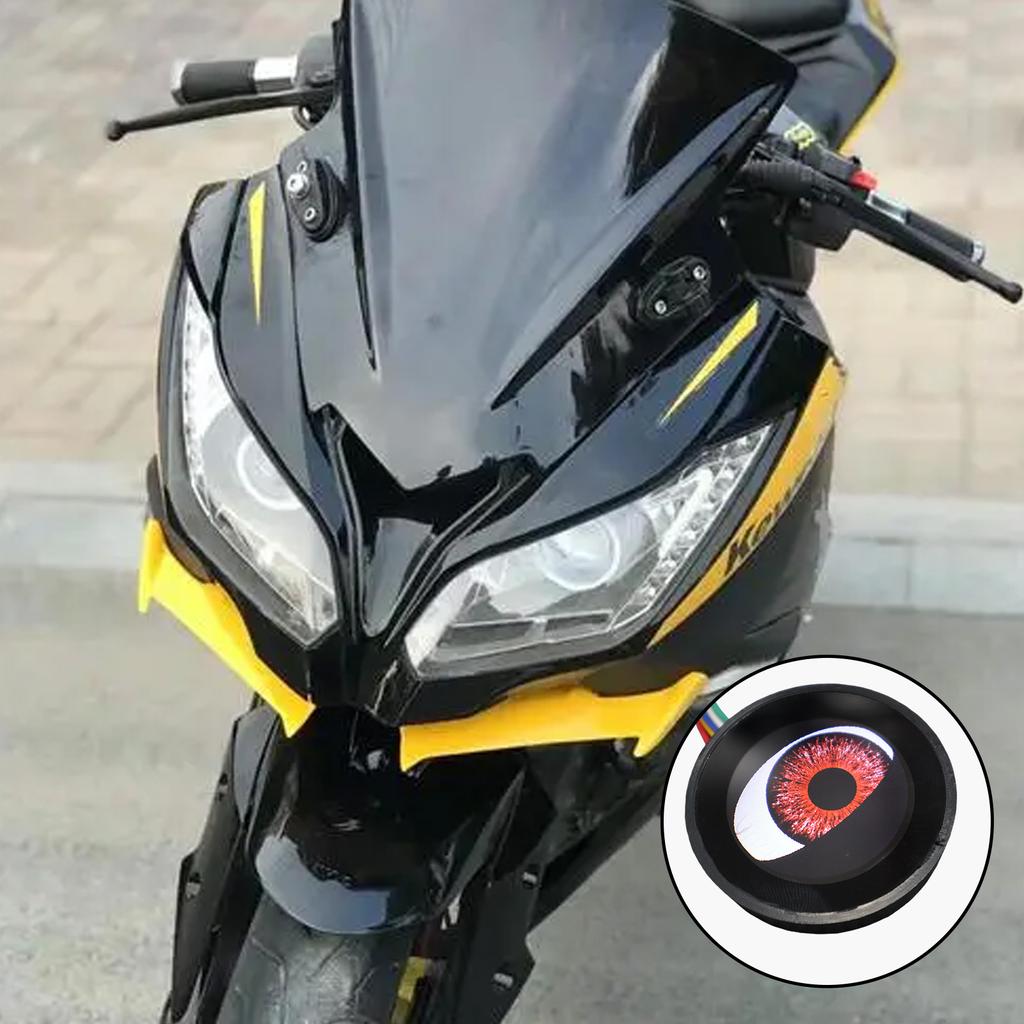 Автомобильные фары Devil Eye 12 В светодиодные динамические фары Demon Eye для автомобилей, регулировка режимов сборки, автомобильная линза, модернизация ламп