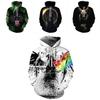 Galaxy Space 3d Wolf Graphics Sweatshirt Jacket Pullover Hoodie Unisex Sweater