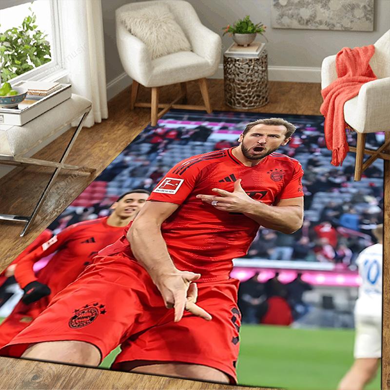 1pc Football Player Victory Rug, Office Carpet Indoor Outdoor Entrance Doormat, Non-Slip Soft And Comfortable, Living Room. DT707068