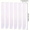 10pcs, Blank Satin Sashes Plain Sashes Party Accessory for Graduation Wedding Bachelorette Party DIY Supplies (White)