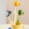 Портативный чехол для зубной щетки, пылезащитный защитный колпачок для зубной щетки, портативный пластиковый зажим для дома, путешествий, ванной комнаты