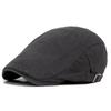 Unisex Spring/Summer Cotton Beret - Korean Style Thin Solid Duckbill Cap