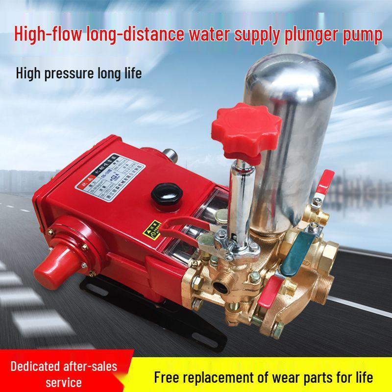 Remote High-Flow, High-Pressure Pesticide Plunger Pump - Type 80/90/120