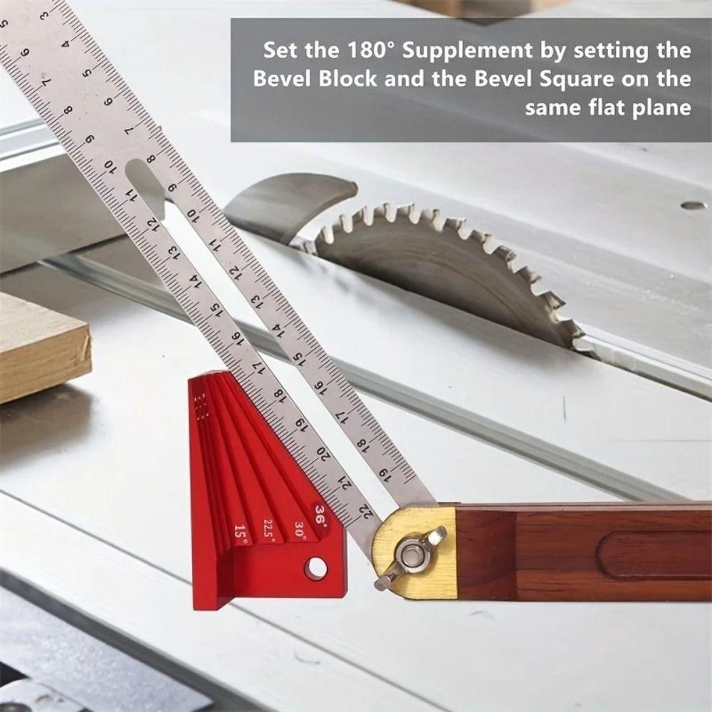 Precision Bevel Block Gauge Carpentry Angle Finder For Construction Sites