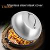 Cheese Melting Dome Round Basting Cover with Handle Heat-Resistant Rustproof Heavy-Duty Steam Basting Cover Pot Lid