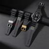 20 мм 22 мм 24 мм ND Limits Diver Силиконовый ремешок для Seiko Water Ghost Смоляной мужской спортивный ремешок для Casio для Citizen Promaster