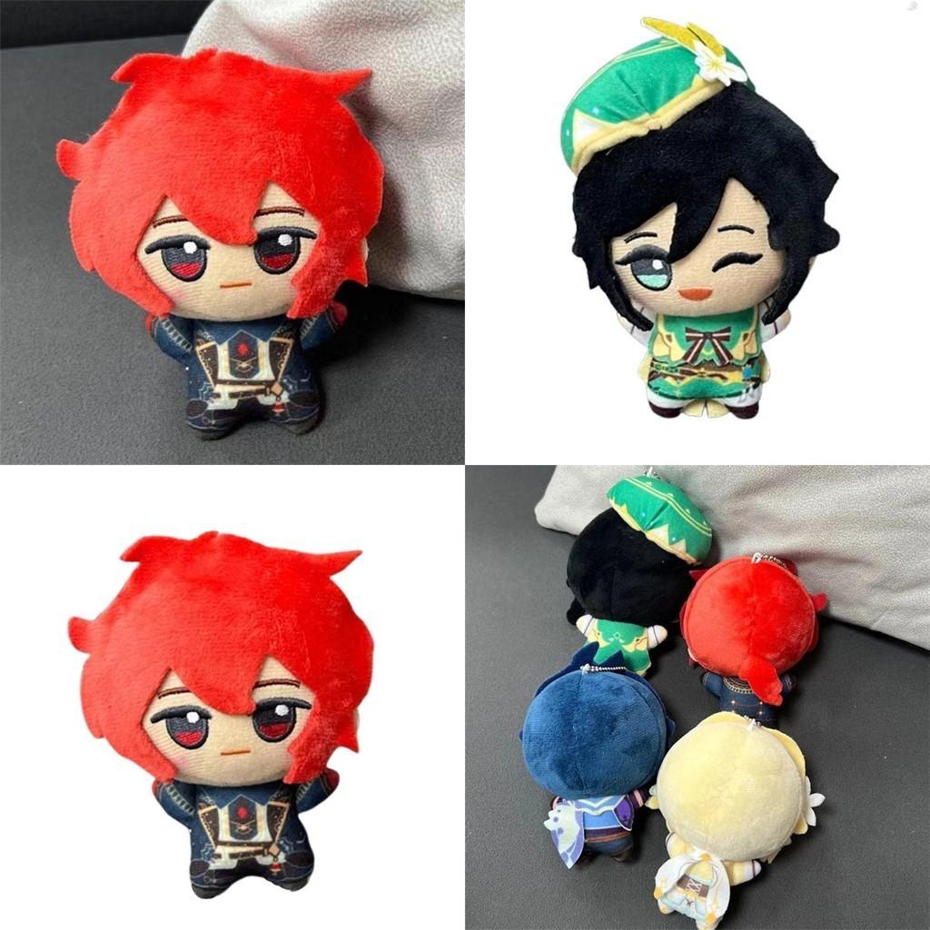 Кулон-плюшевая кукла Genshin Impact Венти Люмин Мягкий плюшевый брелок Подарок