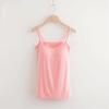 Women's Sexy Soft Cozy Camisole with Built In Bra Adjustable Shoulder Strap Vest Tank Tops