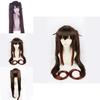Soft And Heat-resistant Genshin Impact Hutao Cosplay Wig Ponytail For Role Playing And Parties