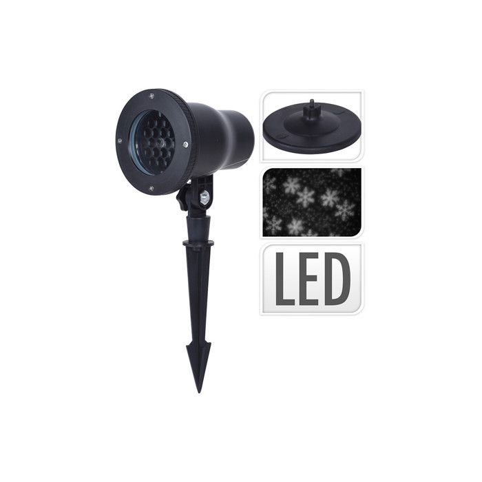 Projecteur Led Effet Tempête De Neige Ip44