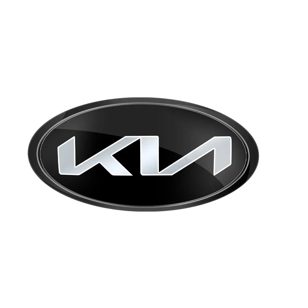 Car Hood Front Bonnet Grill Rear Trunk Emblem For Kia Sportage Rio 3 Soul Picanto EV6 Cerato Niro Telluride Sorento Seltos ED7