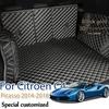 For Citroen C4 Picasso 2014 2015 2016 2017 2018 5 Seats Car Trunk Mat Carpet Cargo Rear Boot Liner Car Stickers For Citron