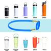 Ручка для бутылки с водой Силиконовый ремешок для ручки бутылки с водой для бутылок емкостью 12–40 унций Регулируемая чашка для воды Аксессуары для прогулок Туризм Путешествия