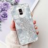 Phone Case For Samsung Galaxy A8+ (2018) SM-A730F / A8 (2018) SM-A530F Elegant Floral Butterfly Soft Silicone TPU Cases