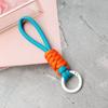 Color Combination Knot Mobile Lanyard Creative Short Braided Lanyard Mobile Phone Case Key Ring Can Be Detachable Anti-loss Rope